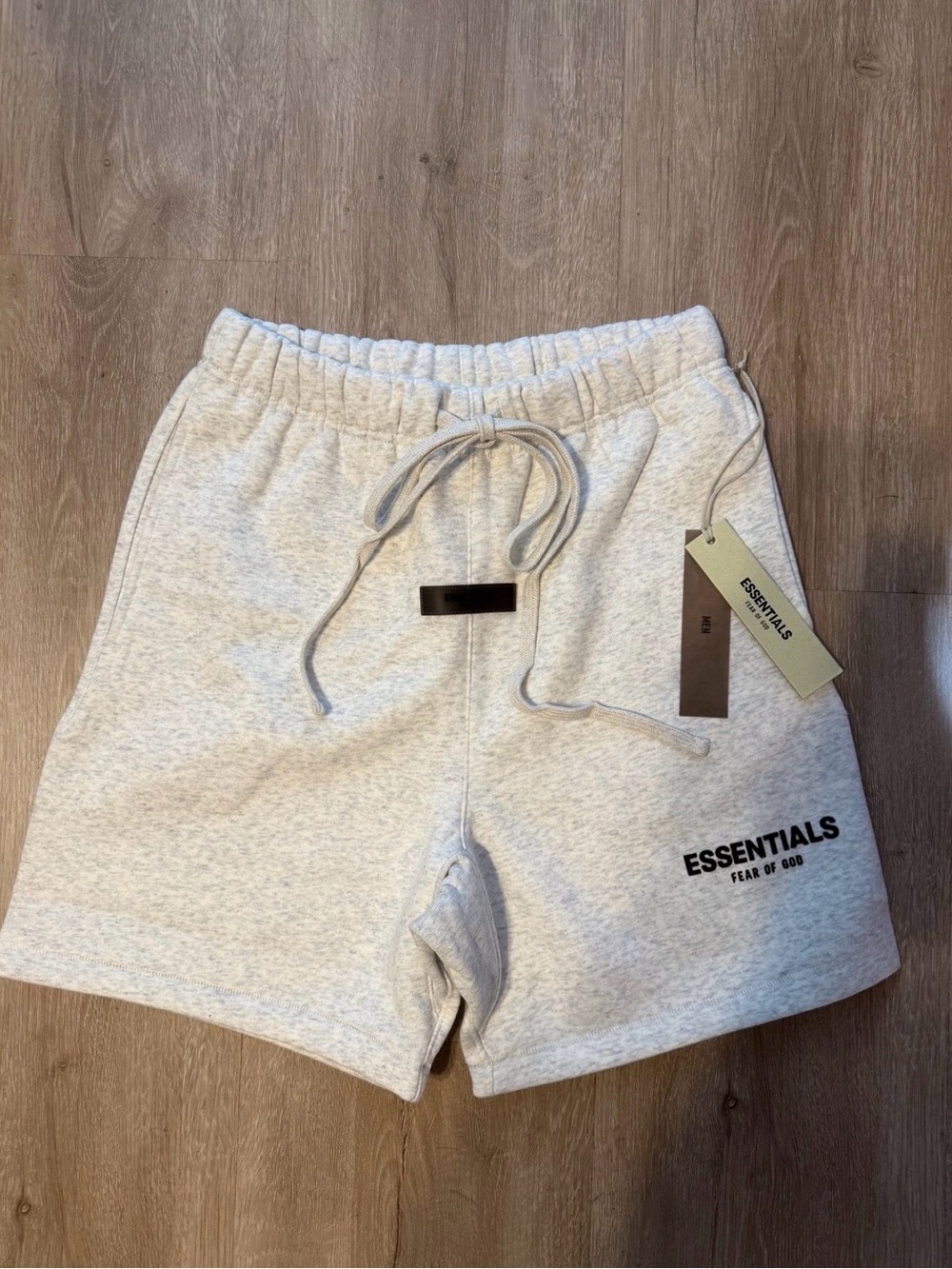 ESSENTIALS Men’s Athletic Sweat Shorts in Light Heather Gray